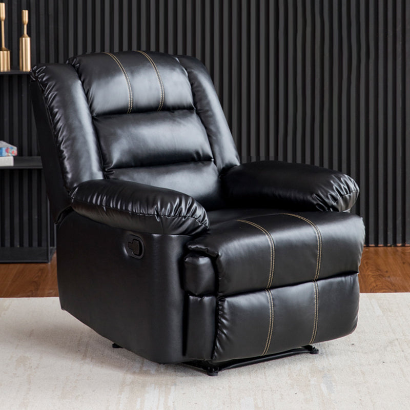 Recliner with Lumbar Metal Frame Standard Recliner Chair with Footrest