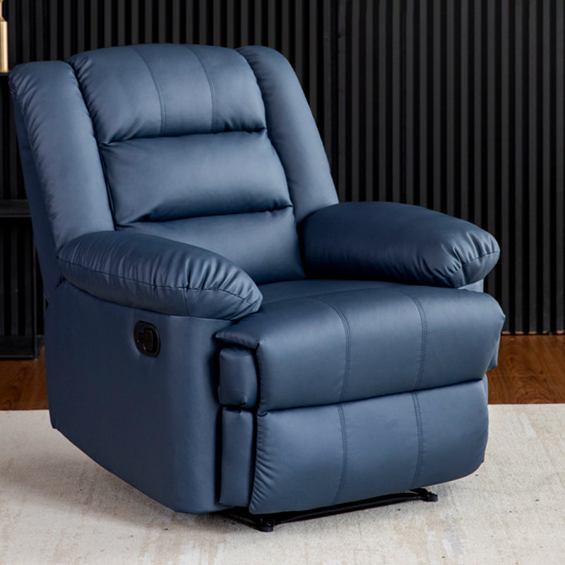 Recliner with Lumbar Metal Frame Standard Recliner Chair with Footrest