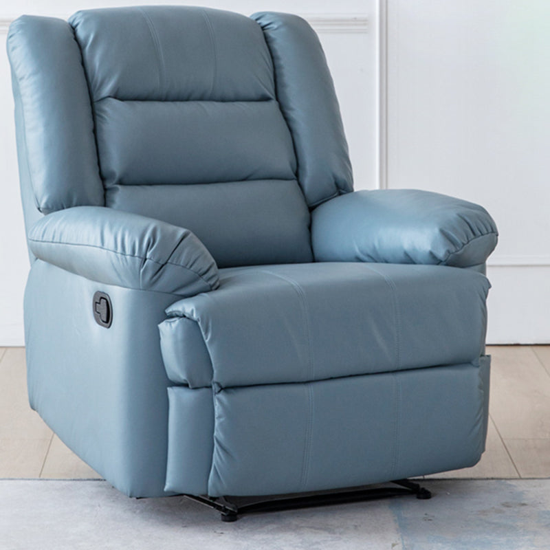 Recliner with Lumbar Metal Frame Standard Recliner Chair with Footrest