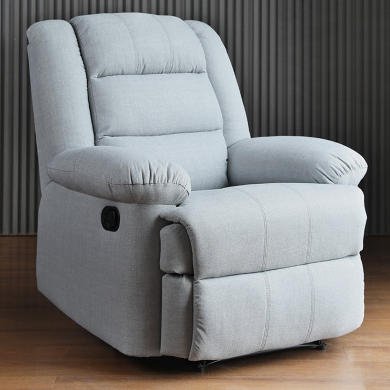 Recliner with Lumbar Metal Frame Standard Recliner Chair with Footrest