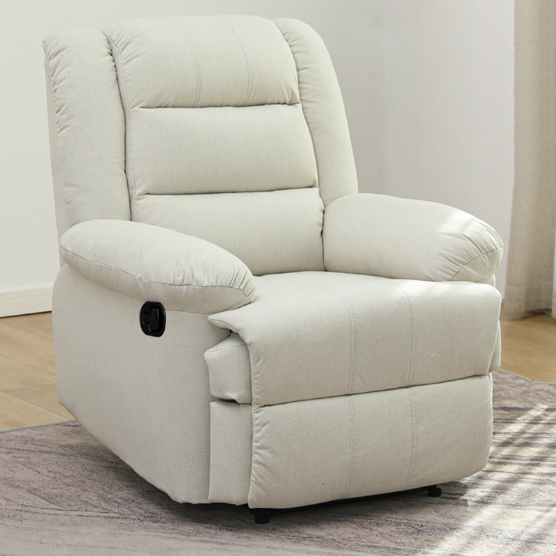 Recliner with Lumbar Metal Frame Standard Recliner Chair with Footrest