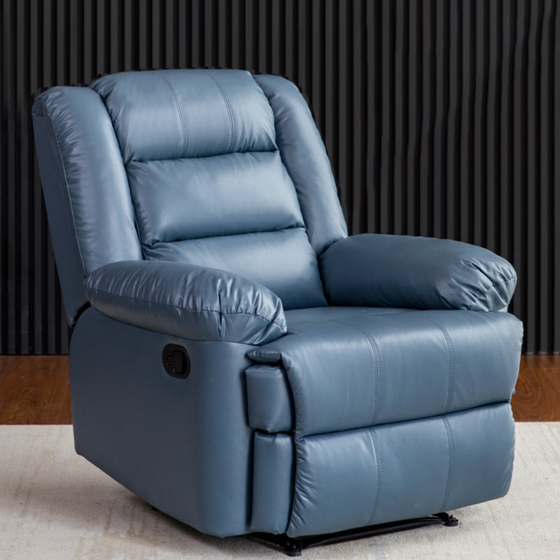 Recliner with Lumbar Metal Frame Standard Recliner Chair with Footrest