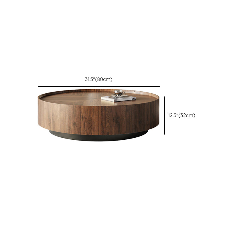 No Distressing Pedestal Coffee Table Modern Round Bunching Tables