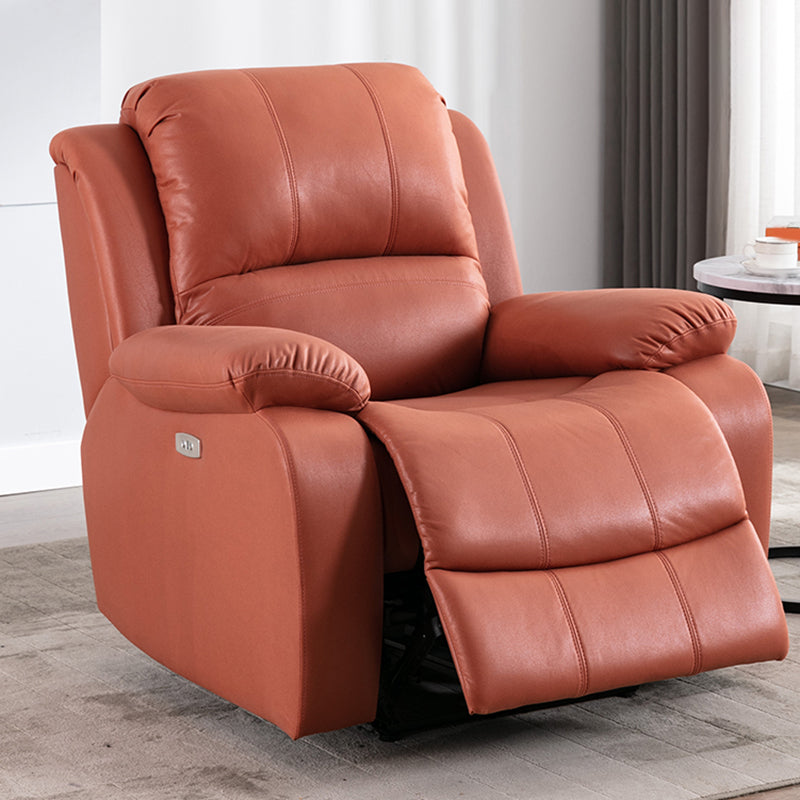 Contemporary Upholstered Recliner 36.61" Wide Recliner with Lumbar Support