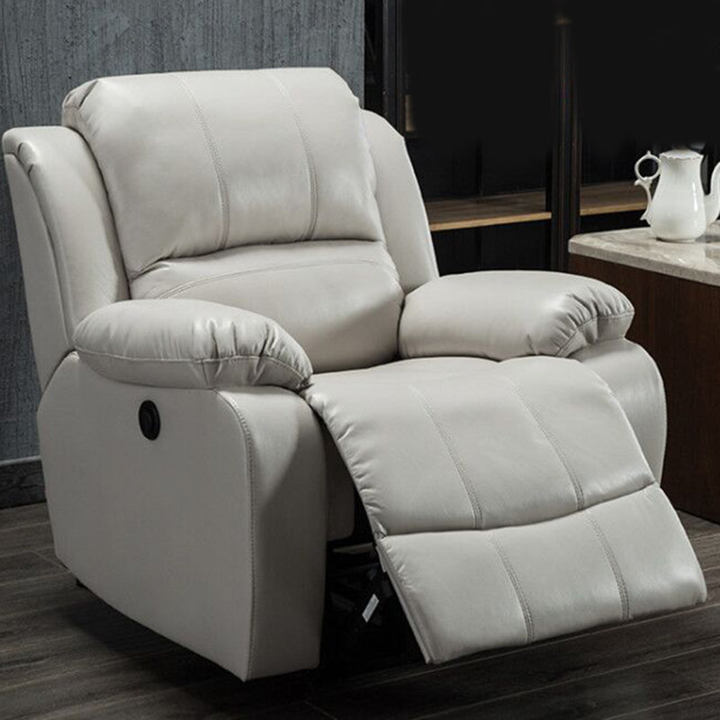 Contemporary Upholstered Recliner 36.61" Wide Recliner with Lumbar Support