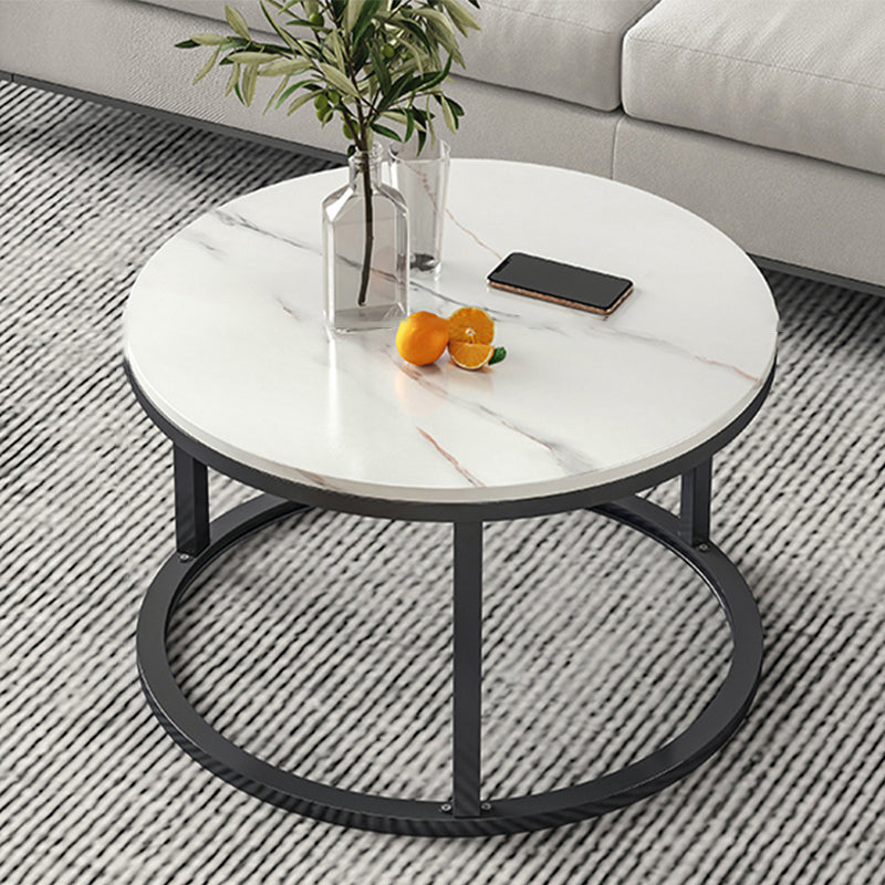 Slate Nesting Coffee Table Set No Distressing Round Coffee Table Set
