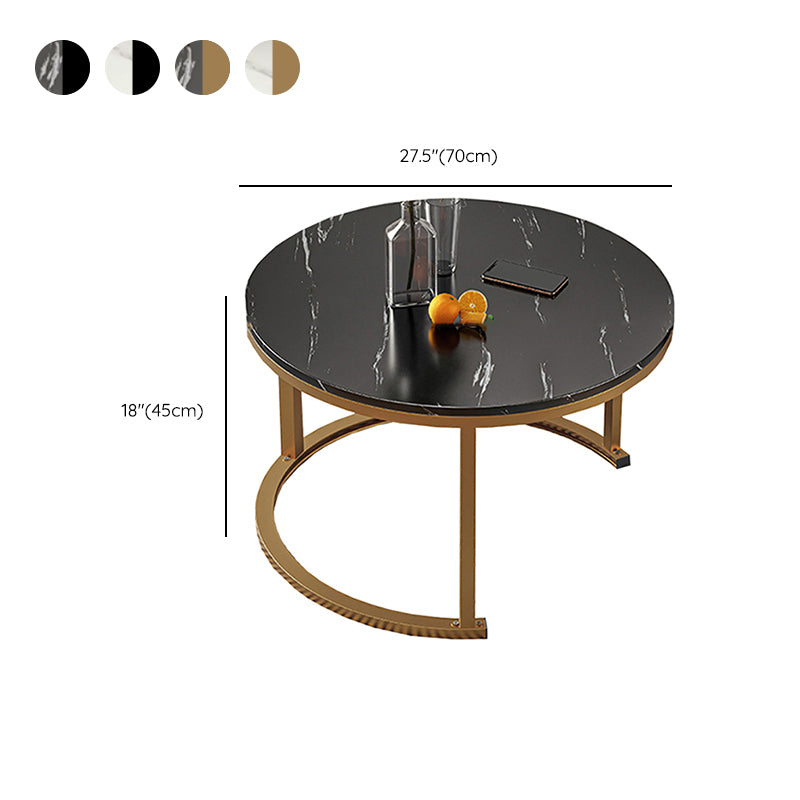 Slate Nesting Coffee Table Set No Distressing Round Coffee Table Set