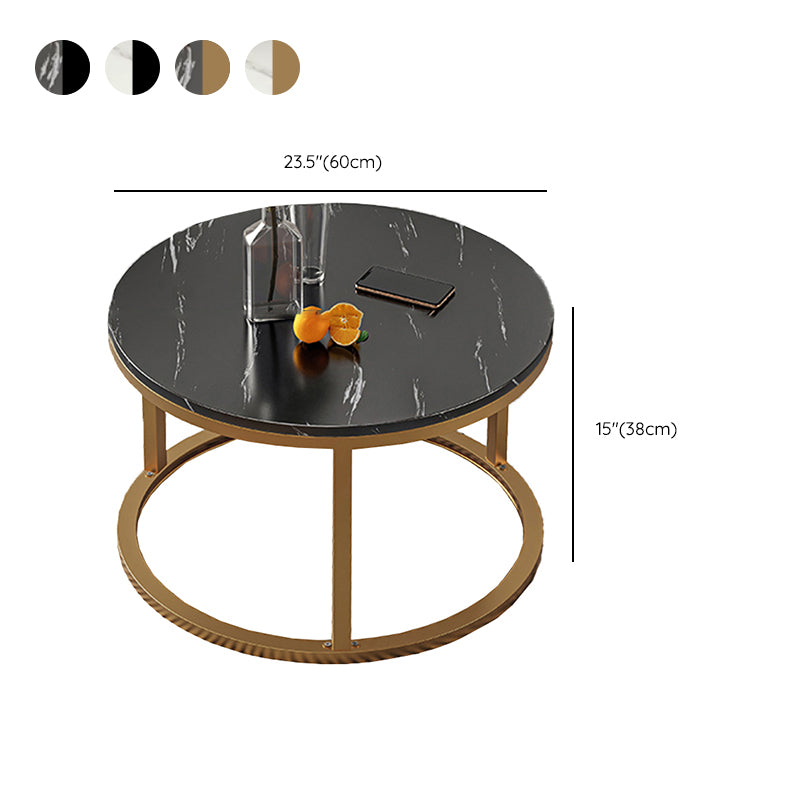 Slate Nesting Coffee Table Set No Distressing Round Coffee Table Set