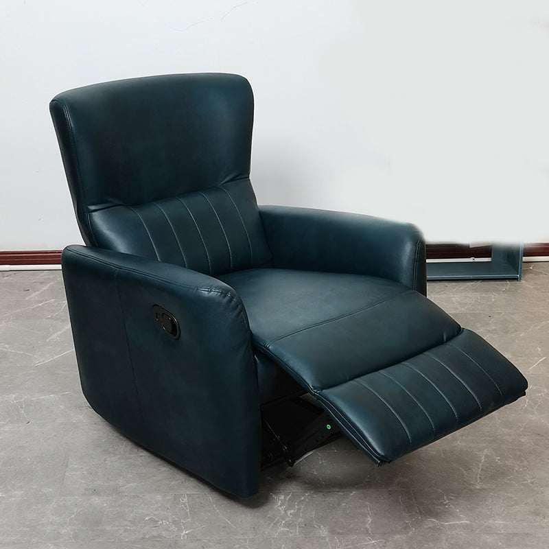 Contemporary Swivel Rocker Standard Recliner 31" Wide Solid Color Recliner Chair