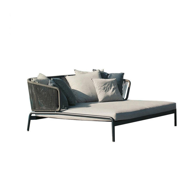 Contemporary 29.52"H Outdoor Sofa UV Resistant Patio Sofa with Cushion