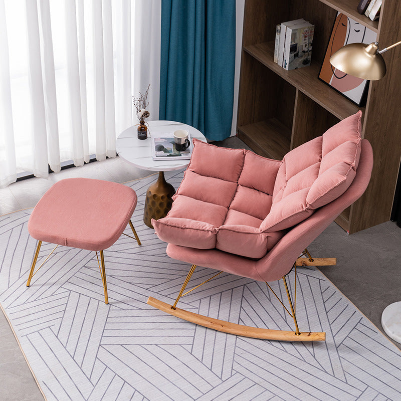 Light Luxury Modern Home Lazy Sofa Chair Leisure Chaise Rocking Chair