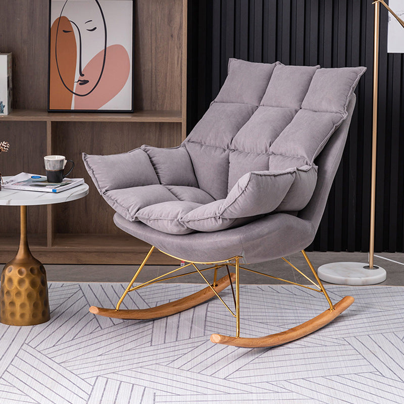 Light Luxury Modern Home Lazy Sofa Chair Leisure Chaise Rocking Chair