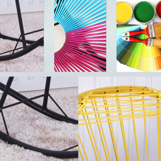 Simple Style Leisure Home Rocking Chair Iron Base Lounge Lazy Chair