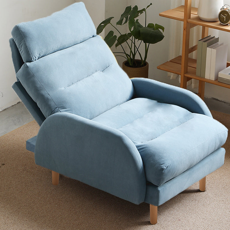 Adjustable Standard Recliner Wood Scandinavian Recliner Chair with Storage