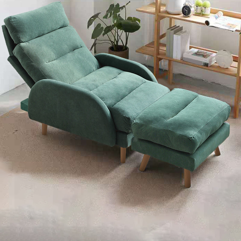 Adjustable Standard Recliner Wood Scandinavian Recliner Chair with Storage