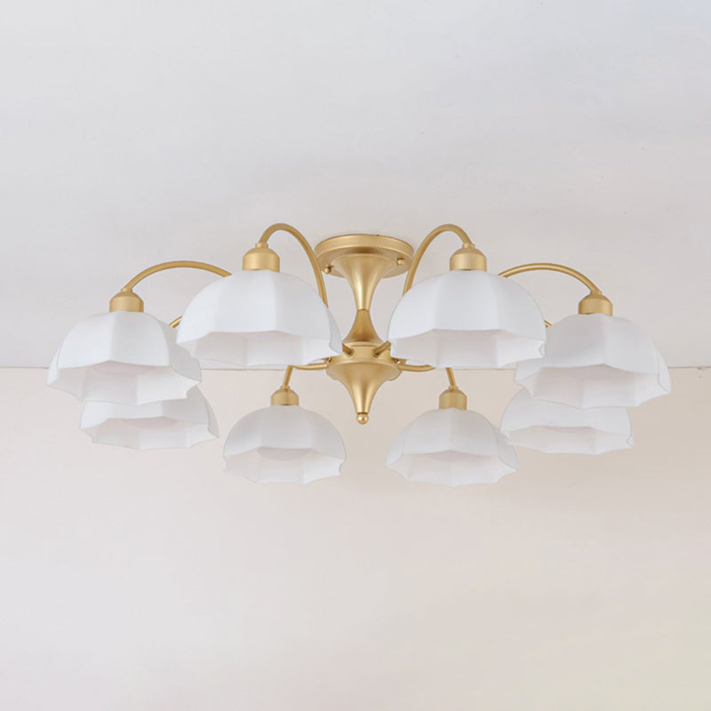 Modern Simple Iron Ceiling Light Dome Shape Ceiling Lamp for Bedroom