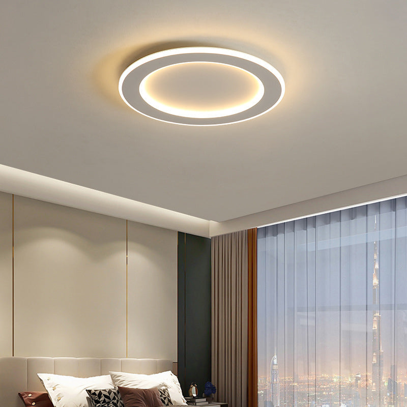 LED Ceiling Light White Round Ceiling Mount Light with Acrylic Shade for Bedroom