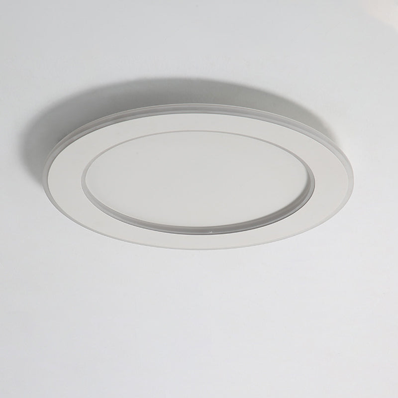 LED Ceiling Light White Round Ceiling Mount Light with Acrylic Shade for Bedroom