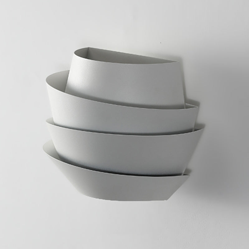 2 - Light Kids Style Wall Mounted Fixture Unique Metal Wall Sconce in White