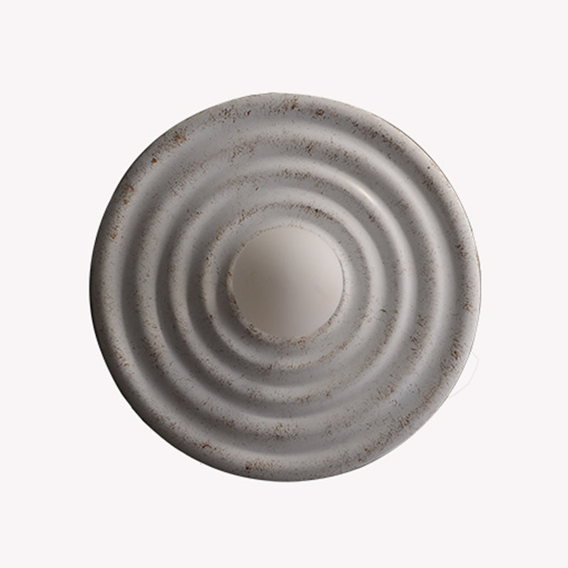 Nordic Style Wall Mount Light Circle Shape Resin Wall Lamp for Living Room