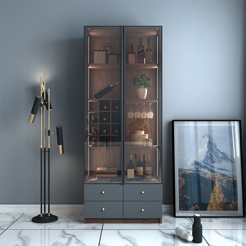 Contemporary Display Stand Wood Buffet Cabinet for Dining Room