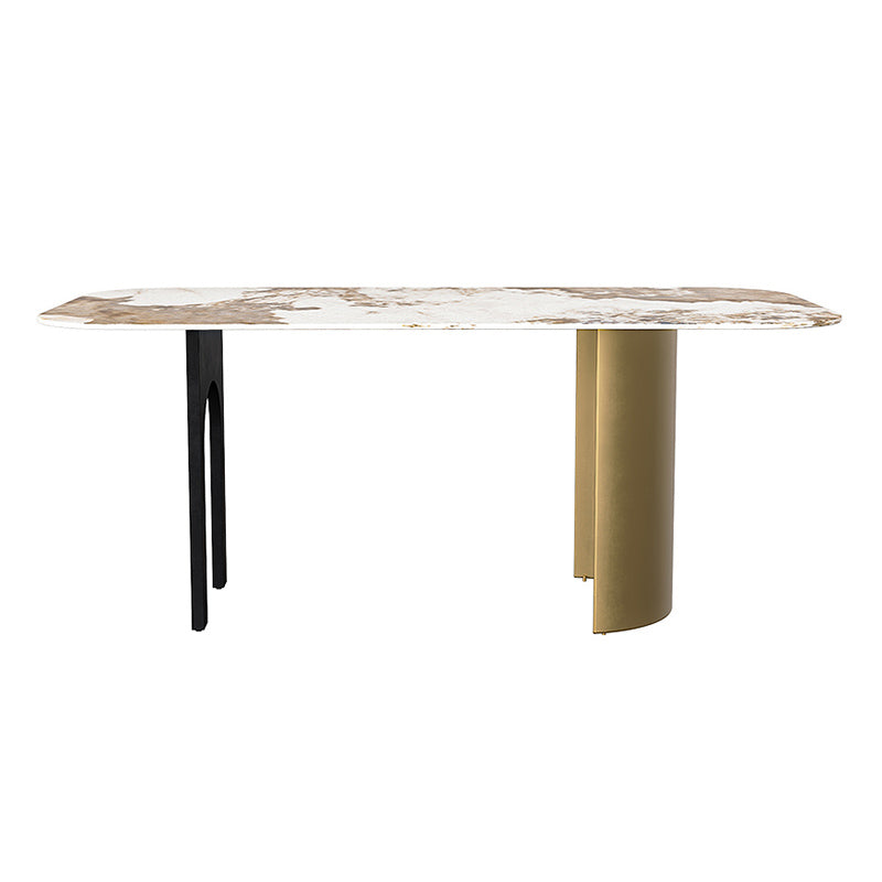 Nordic 1/4/5/6/7 Pieces Dining Set Rectangle Stone Dining Table for Kitchen Dining Room