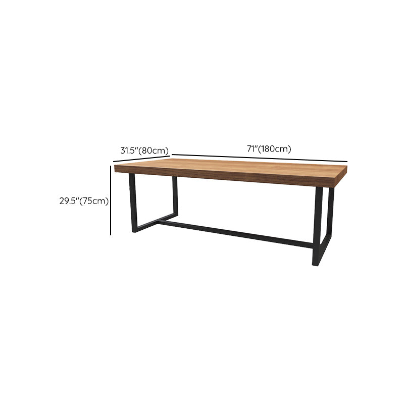 Modern 1/5/7 Pieces Dining Set Rectangle Pine Wood Dining Table for Cafe