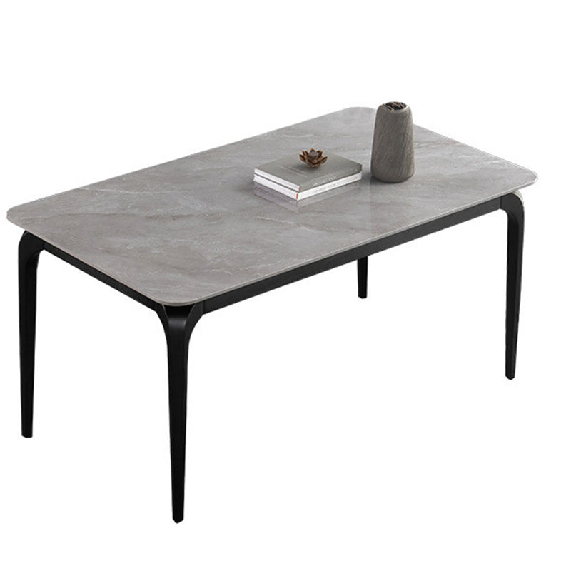 Modern 1/5 Pieces Dining Set Rectangle Stone Dining Table for Kitchen