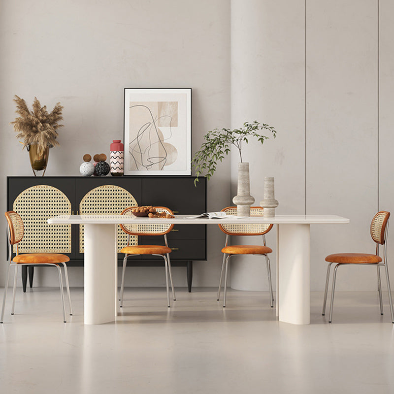 Modern 1/5 Pieces Dining Set Stone Dining Table for Living Room