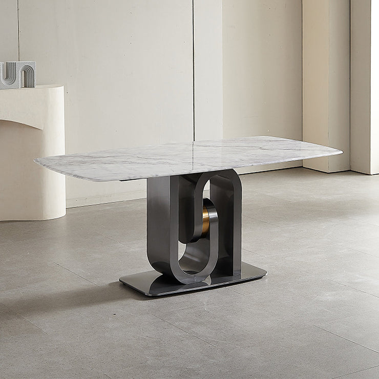 Rectangle Modern Dining Table Set 1/2/5/7 Pcs Dinette Set for Dining Room