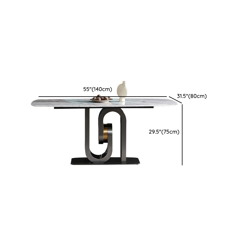 Rectangle Modern Dining Table Set 1/2/5/7 Pcs Dinette Set for Dining Room