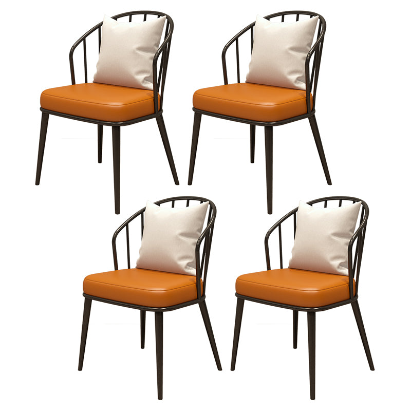 Natural Finish Solid Wood Dining Table Set 1/4/5 Pcs Industrial Dinette Set