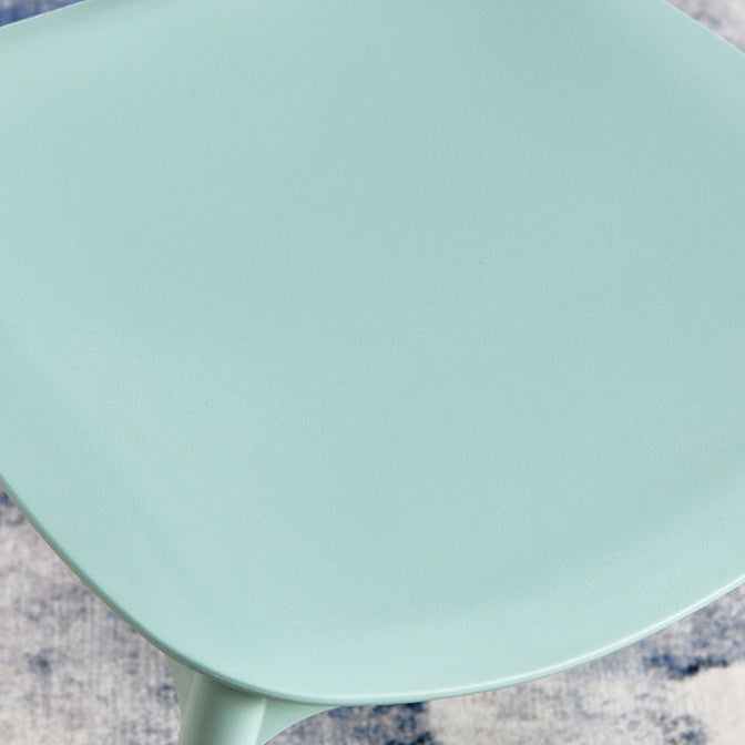 Plastic Modern Style Side Chair Open Back Armless Dining Chairs