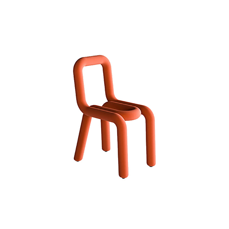 Home Fabric Side Chair Designer Style Open Back Armless Chair Set