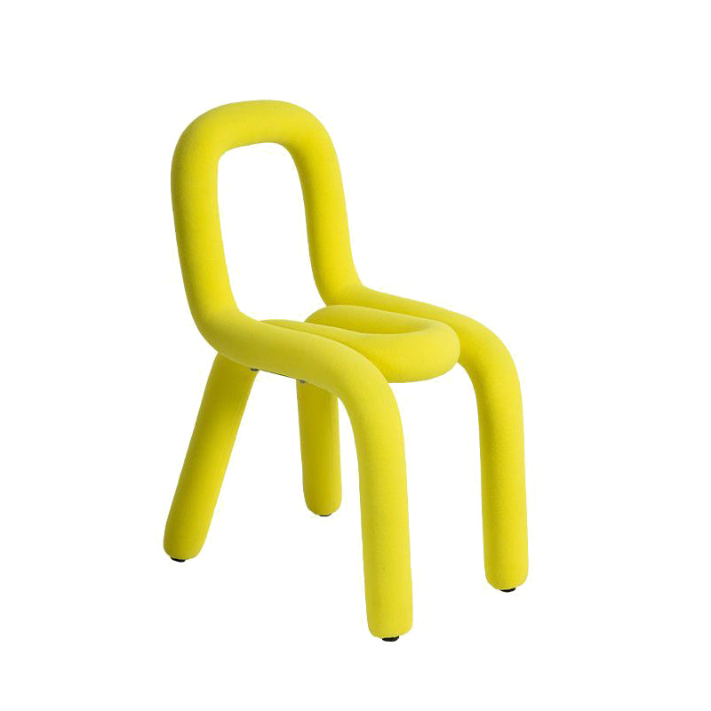 Home Fabric Dining Chairs Designer Style Open Back Armless Chair