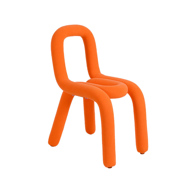 Home Fabric Dining Chairs Designer Style Open Back Armless Chair