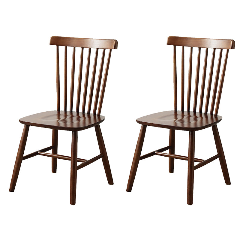 Wood Modern Style Dining Chair Windsor Back Side Chair for Dining Room