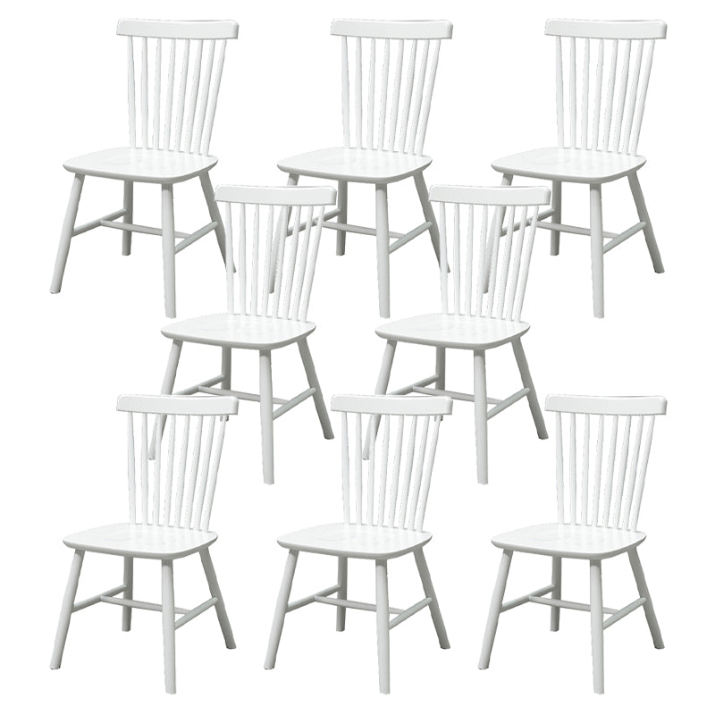 Wood Modern Style Dining Chair Windsor Back Side Chair for Dining Room