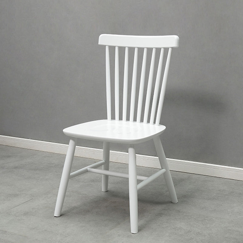 Wood Modern Style Dining Chair Windsor Back Side Chair for Dining Room
