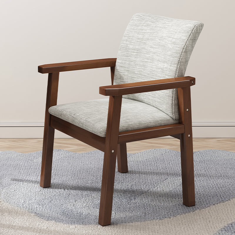 Solid Wood Dining Chair Modern Style Arm Chair for Dining Room