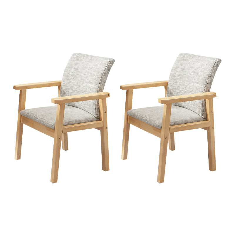Solid Wood Dining Chair Modern Style Arm Chair for Dining Room