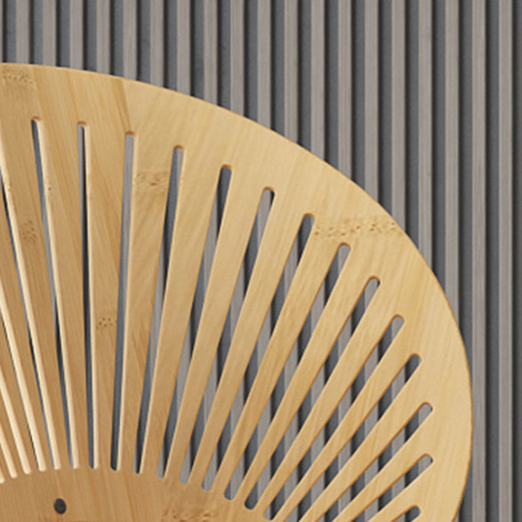 Metal Base Dining Chairs Modern Style Open Back Armless Chair