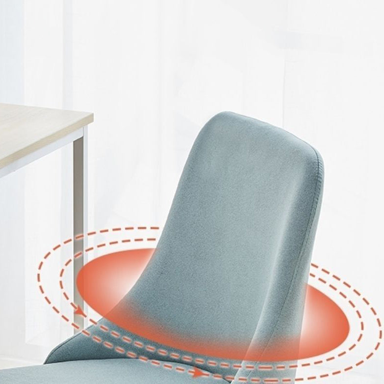 Solid Wood Dining Chair Industrial Style Swivel Side Chair for Dining Room