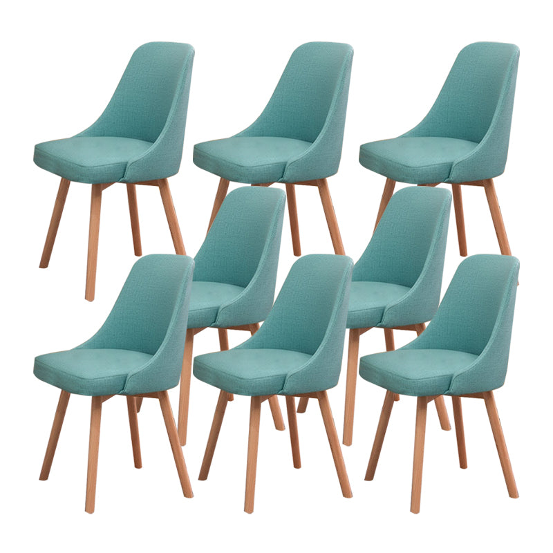 Solid Wood Dining Chair Industrial Style Swivel Side Chair for Dining Room