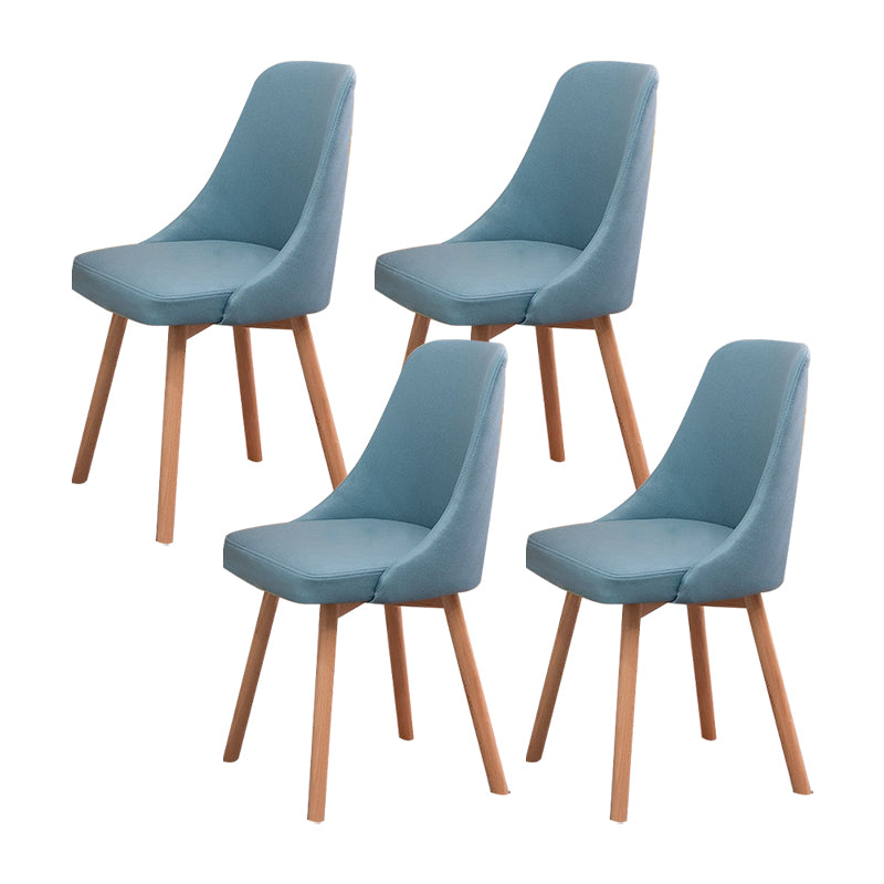 Solid Wood Dining Chair Industrial Style Swivel Side Chair for Dining Room