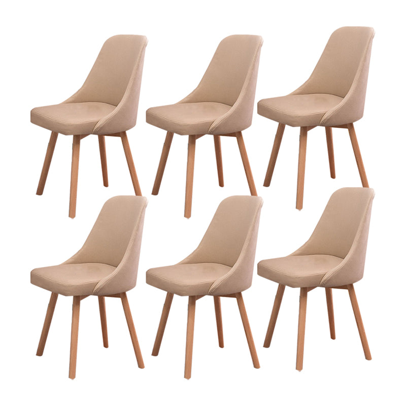 Solid Wood Dining Chair Industrial Style Swivel Side Chair for Dining Room