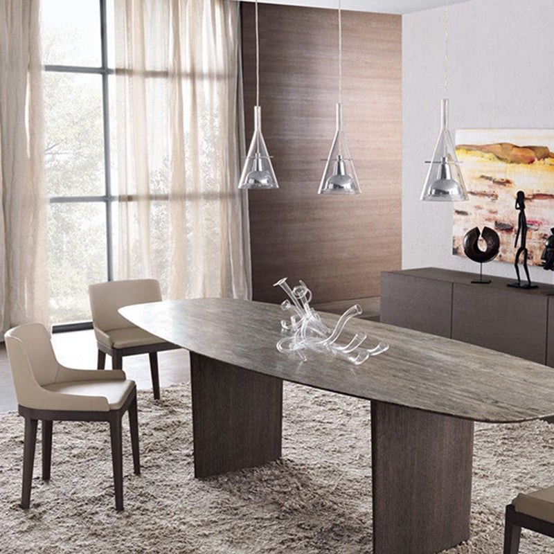 Contemporary Upholstered Arm Chair Solid Wood Home Dining Chair