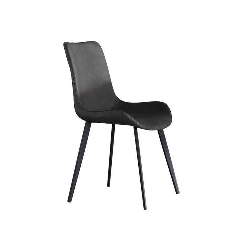 Dining Room Upholstered Chair Black Legs Parsons Dining Chair