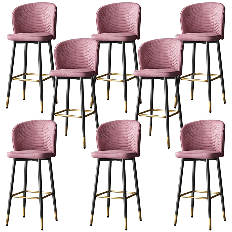 Modern Style Rotatable Barstool Pu Leather Counter Bar Stool with Metal Legs