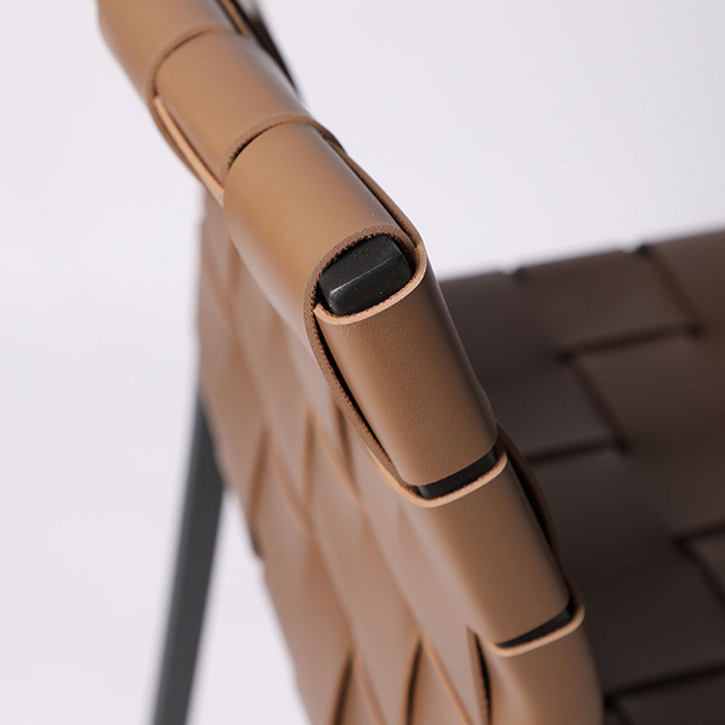 Modern Faux Leather Counter Stool Square Low Back Bar Stool for Indoor